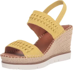 Gentle Souls by Kenneth Cole Women's Elyssa Two-Band Braid Wedge Sandal