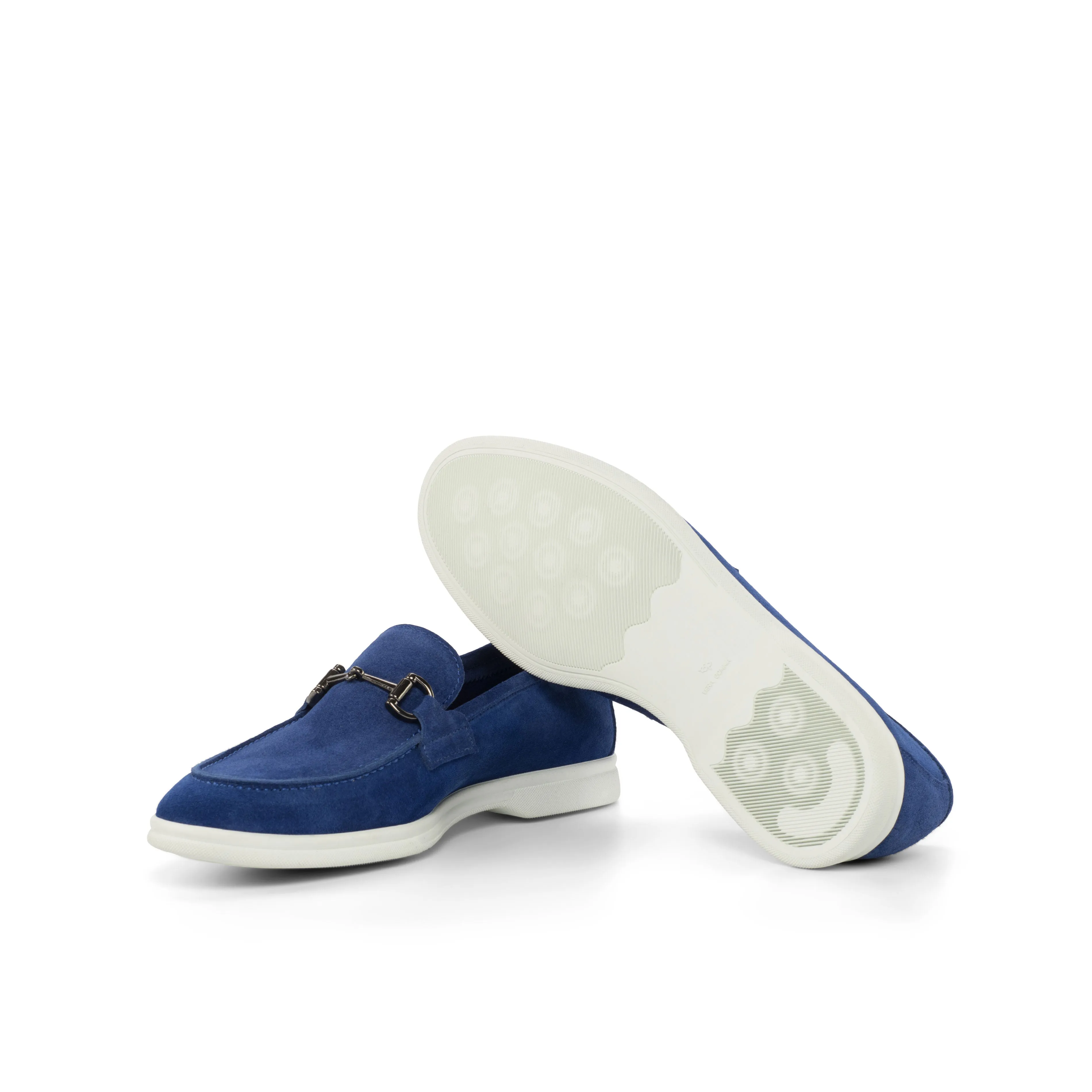 Gentlemen Flex Sport Sole Slip On - Cobalt Blue Suede Calf Leather