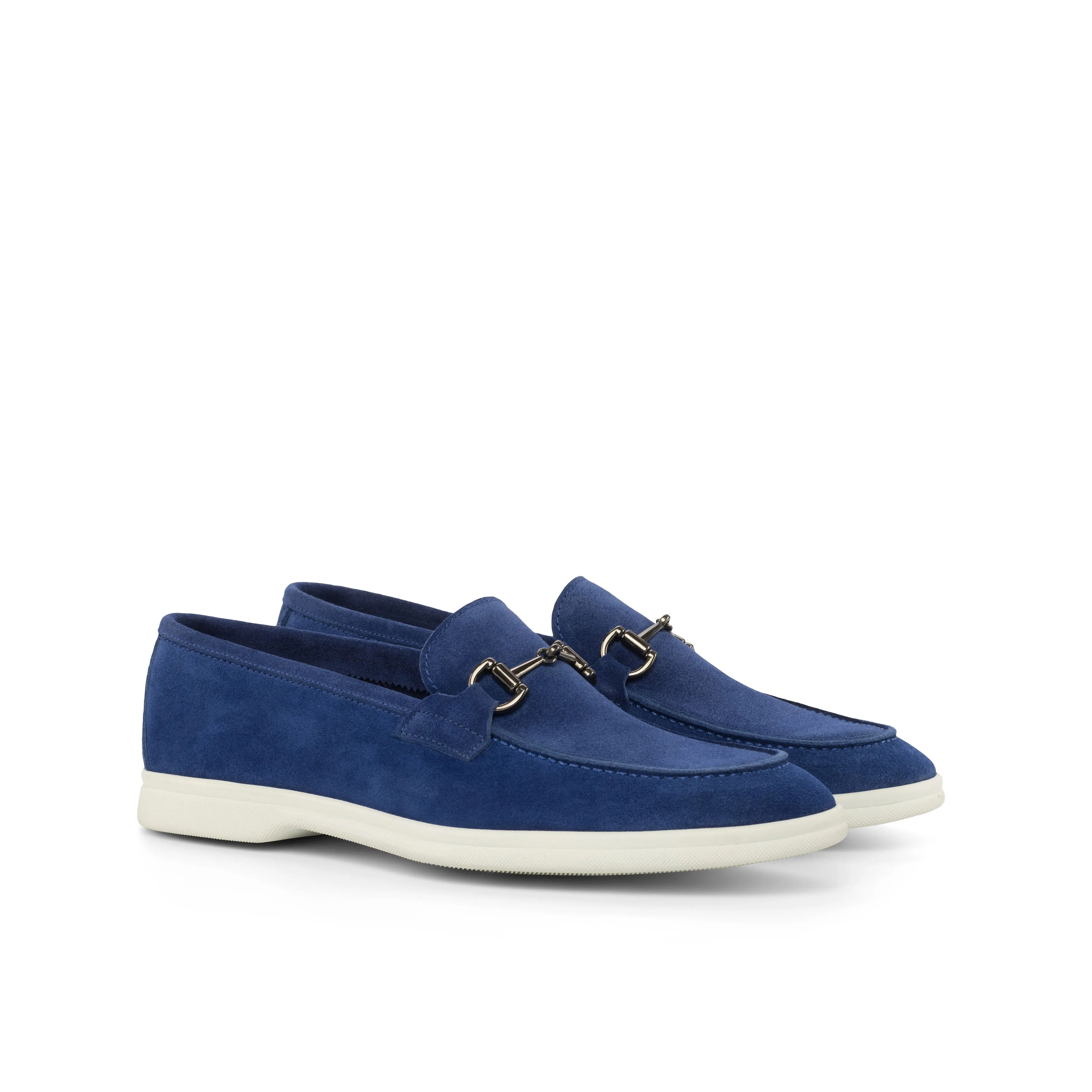 Gentlemen Flex Sport Sole Slip On - Cobalt Blue Suede Calf Leather