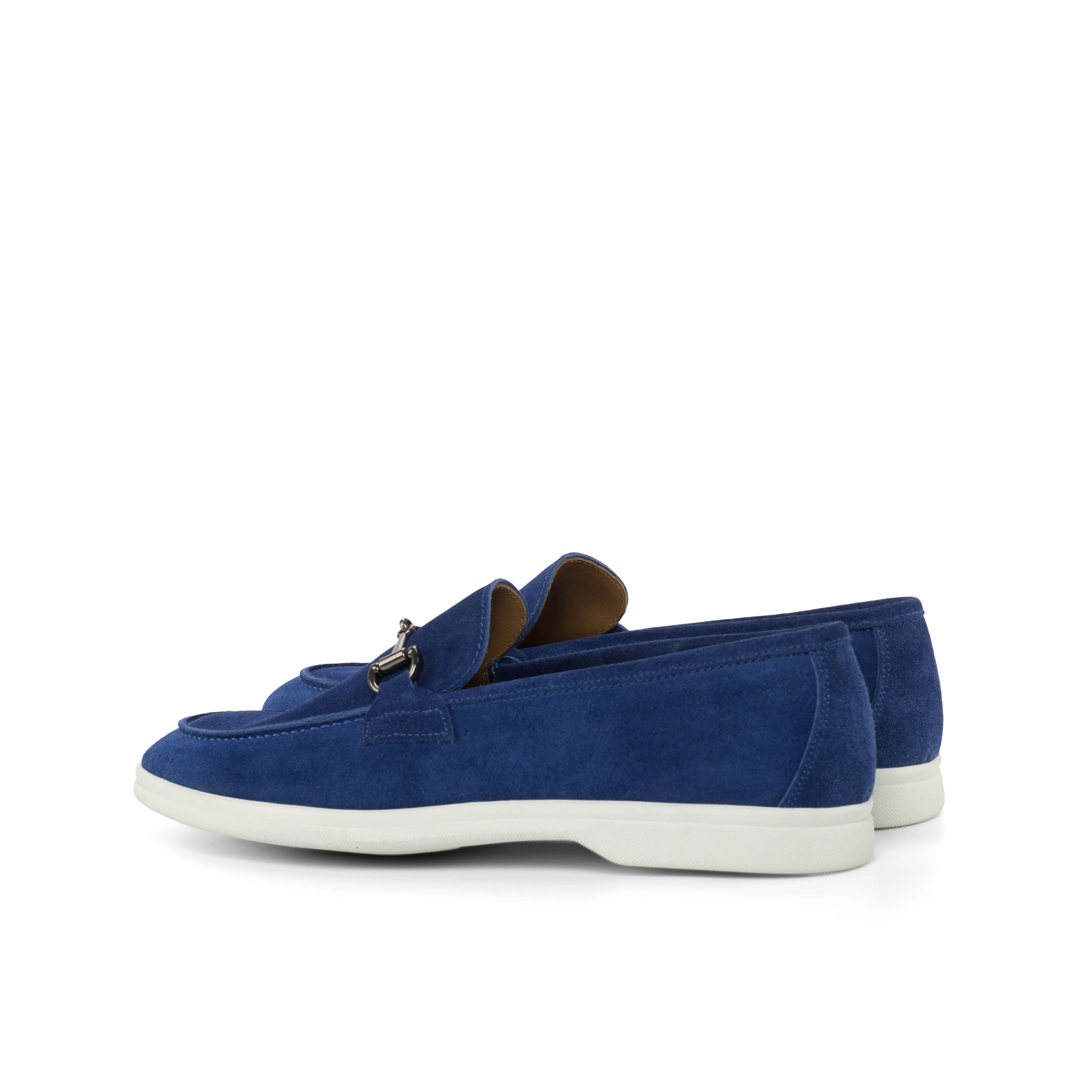 Gentlemen Flex Sport Sole Slip On - Cobalt Blue Suede Calf Leather