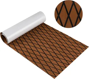 Giantex EVA Foam Boat Decking - 75" x 28" 5mm Thick Double-Layered Non-slip Waterproof Sea Deck Foam Mat Sheet, Marine Carpet for Boat Motorboat Yacht RV Surfboard Pool Flooring