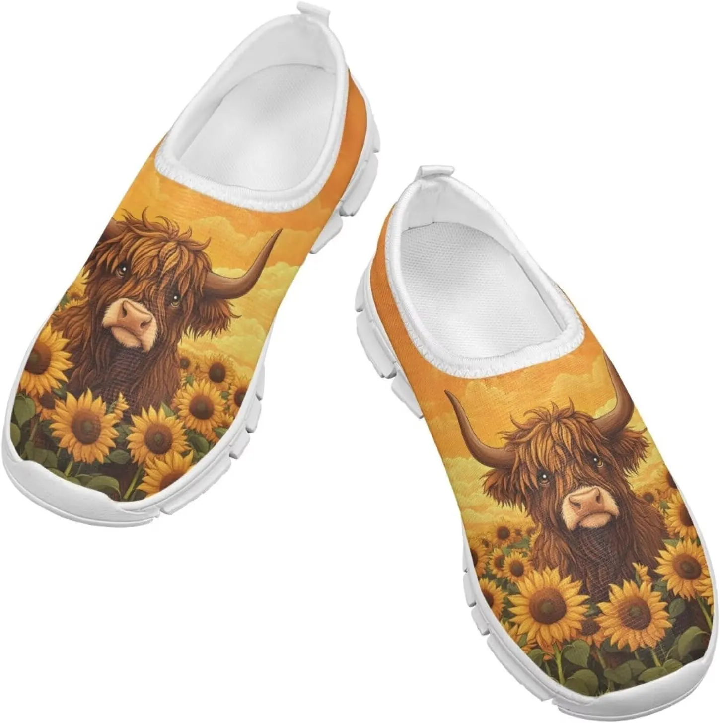 Girls Slip On Shoes Breathable Teen Girl Tennis Shoes for Outdoor Activities