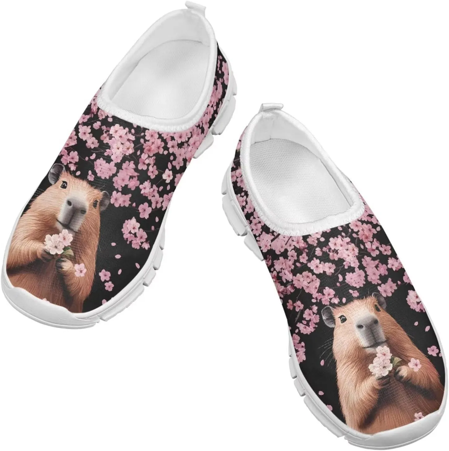 Girls Slip On Shoes Breathable Teen Girl Tennis Shoes for Outdoor Activities