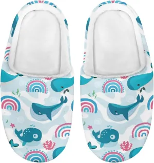 Girls Slippers Memory Foam Toddler Kids Plush Fleece Lined House Shoes Winter Fall