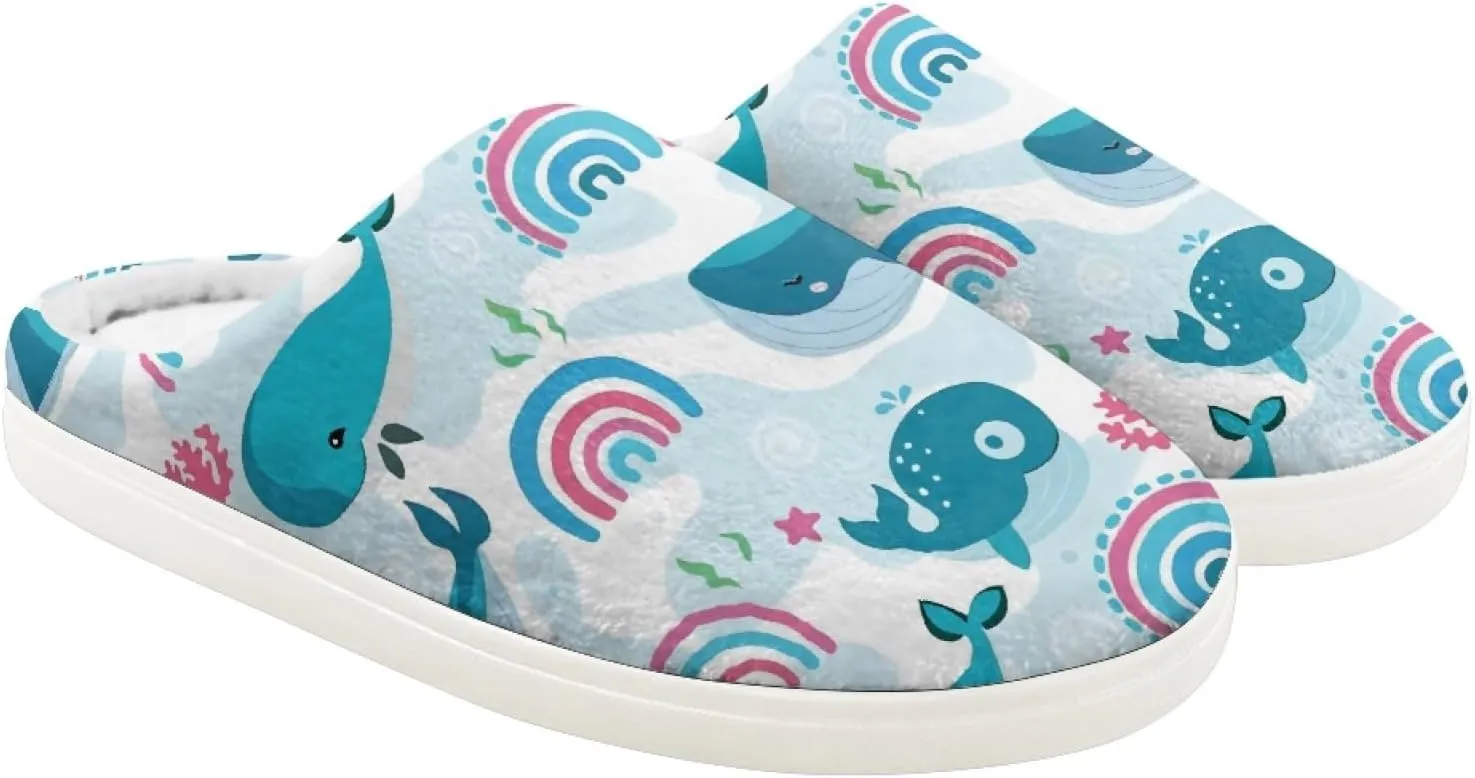 Girls Slippers Memory Foam Toddler Kids Plush Fleece Lined House Shoes Winter Fall