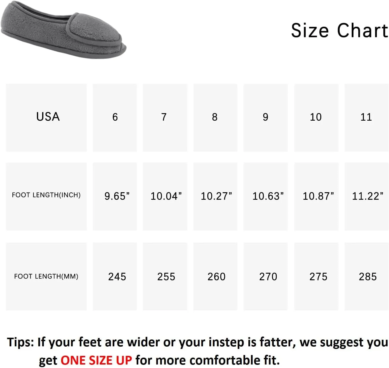 Git-up Diabetic Slippers for Women Memory Foam Arthritis Edema Adjustable Open Toe Swollen Feet Slippers Bedroom House Indoor Outdoor Shoes with Rubber Sole