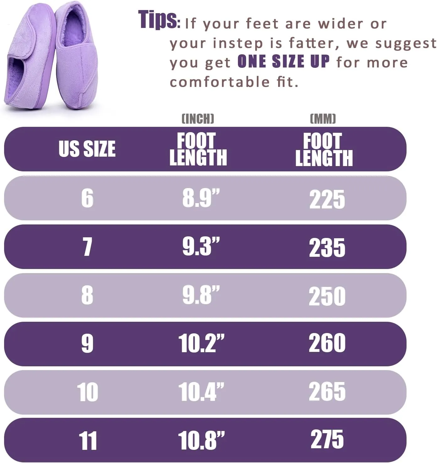 Git-up Women Memory Foam Diabetic Slippers Arthritis Edema Adjustable Closed Toe Swollen Feet Slippers Comfortable House Indoor Outdoor Shoes with Rubber Sole