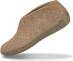 Glerups 100% Gotland Sheep Wool Boot Slipper with leather sole - Unisex