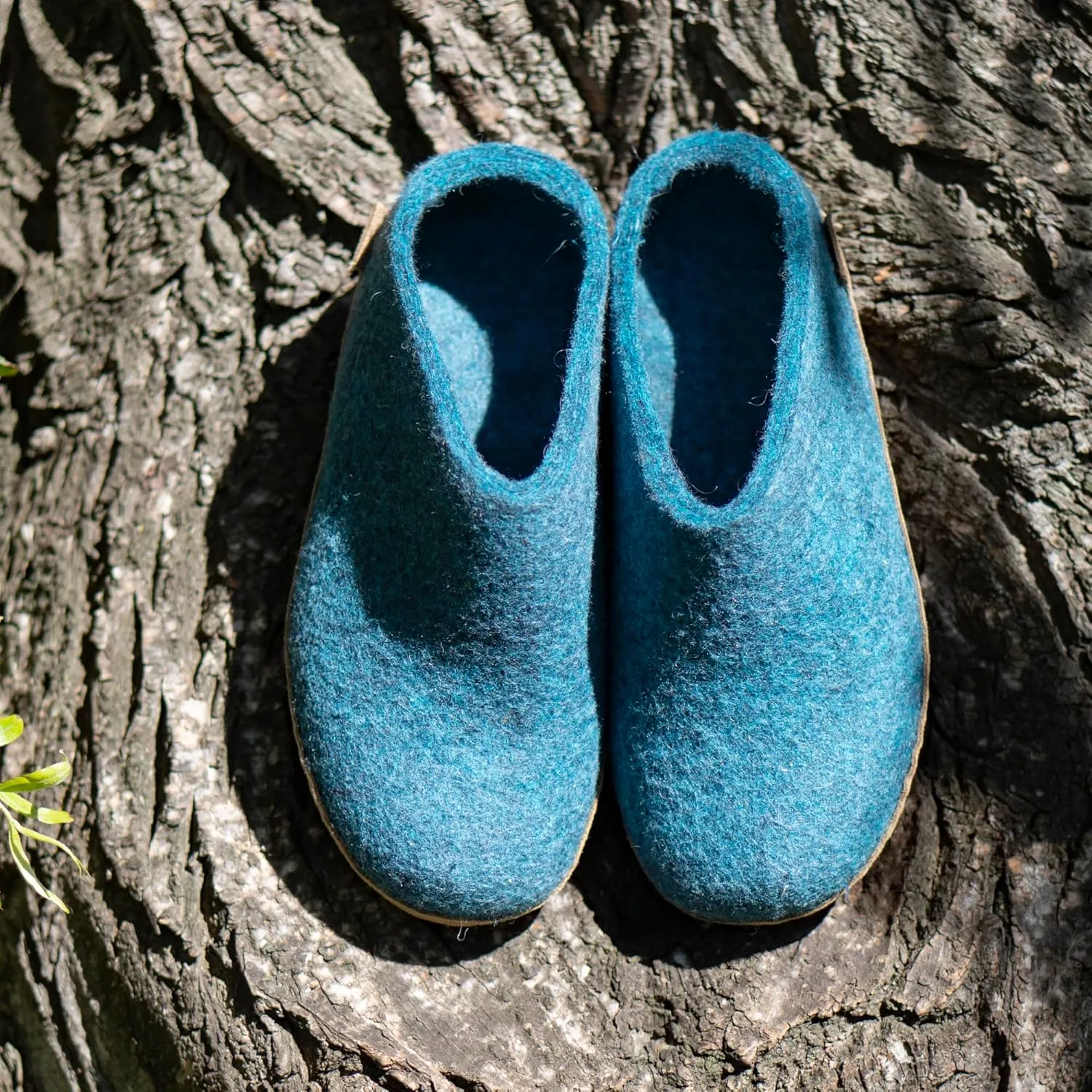 Glerups 100% Gotland Sheep Wool Boot Slipper with leather sole - Unisex