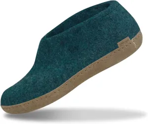 Glerups 100% Gotland Sheep Wool Boot Slipper with leather sole - Unisex