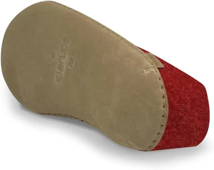 Glerups 100% Gotland Sheep Wool Boot Slipper with leather sole - Unisex