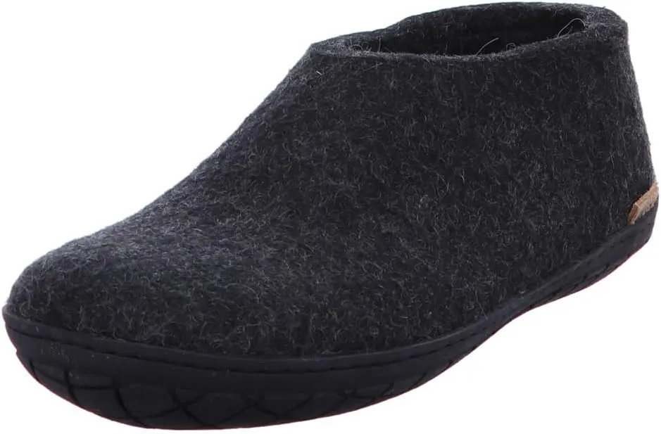 Glerups 100% Gotland Sheep Wool Shoe Slipper with rubber sole - Unisex