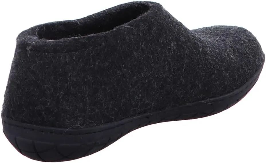Glerups 100% Gotland Sheep Wool Shoe Slipper with rubber sole - Unisex