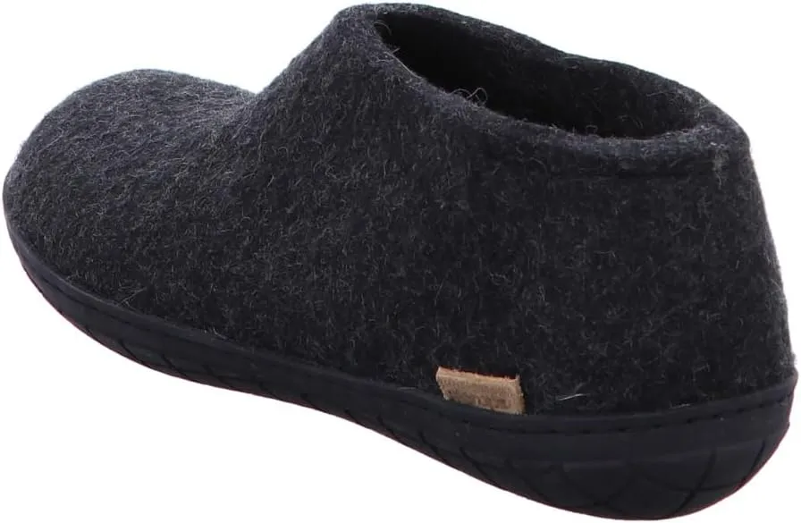 Glerups 100% Gotland Sheep Wool Shoe Slipper with rubber sole - Unisex