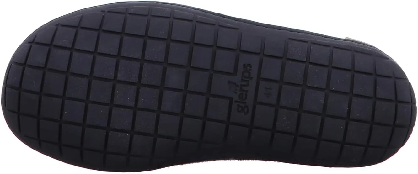 Glerups 100% Gotland Sheep Wool Shoe Slipper with rubber sole - Unisex