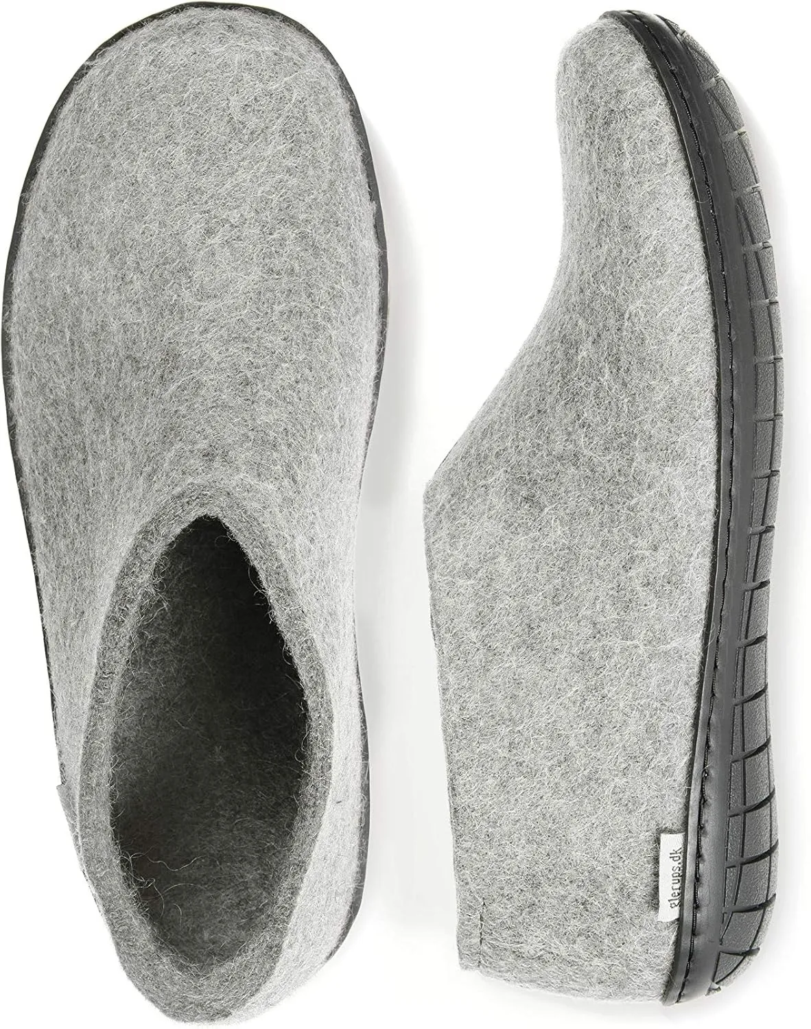 Glerups 100% Gotland Sheep Wool Shoe Slipper with rubber sole - Unisex