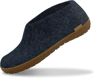 Glerups 100% Gotland Sheep Wool Shoe Slipper with rubber sole - Unisex