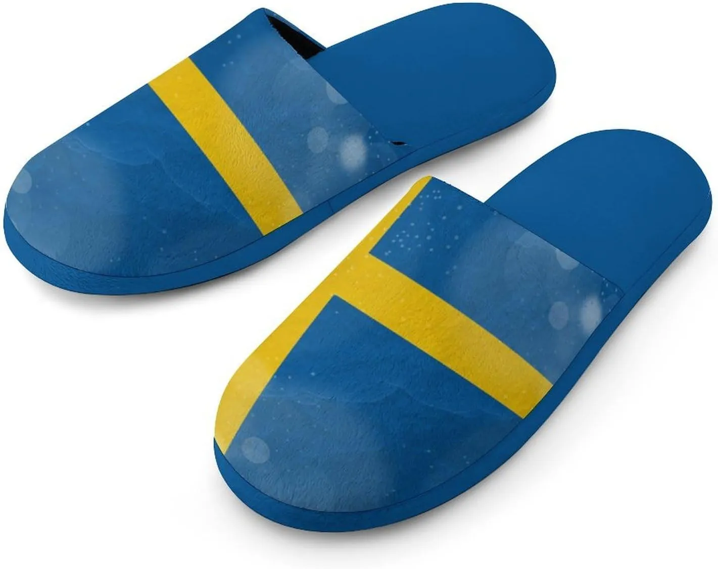 Glittering Halo Sweden Men's Slipper Non Slip Comfortable Winter Warm Home House Shoes Indoor Slippers
