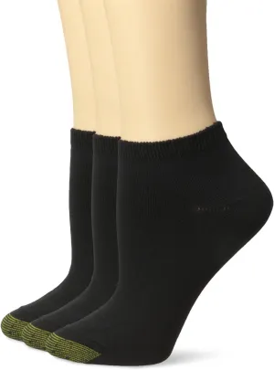 GOLDTOE Women's Le Grand No Show Socks 3 Pack