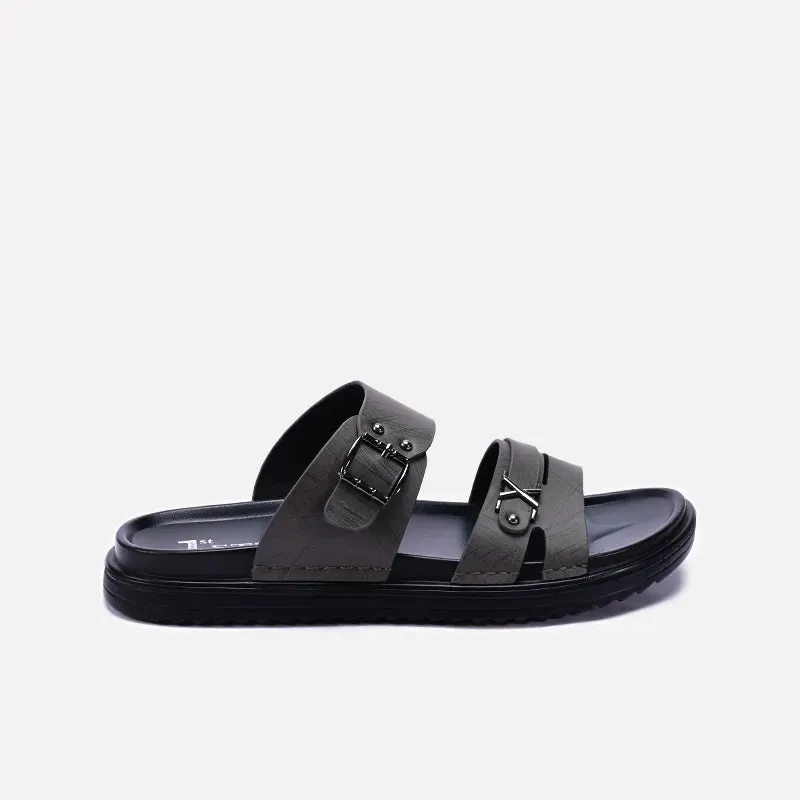 Gray Comfy Casual Slippers 0150914