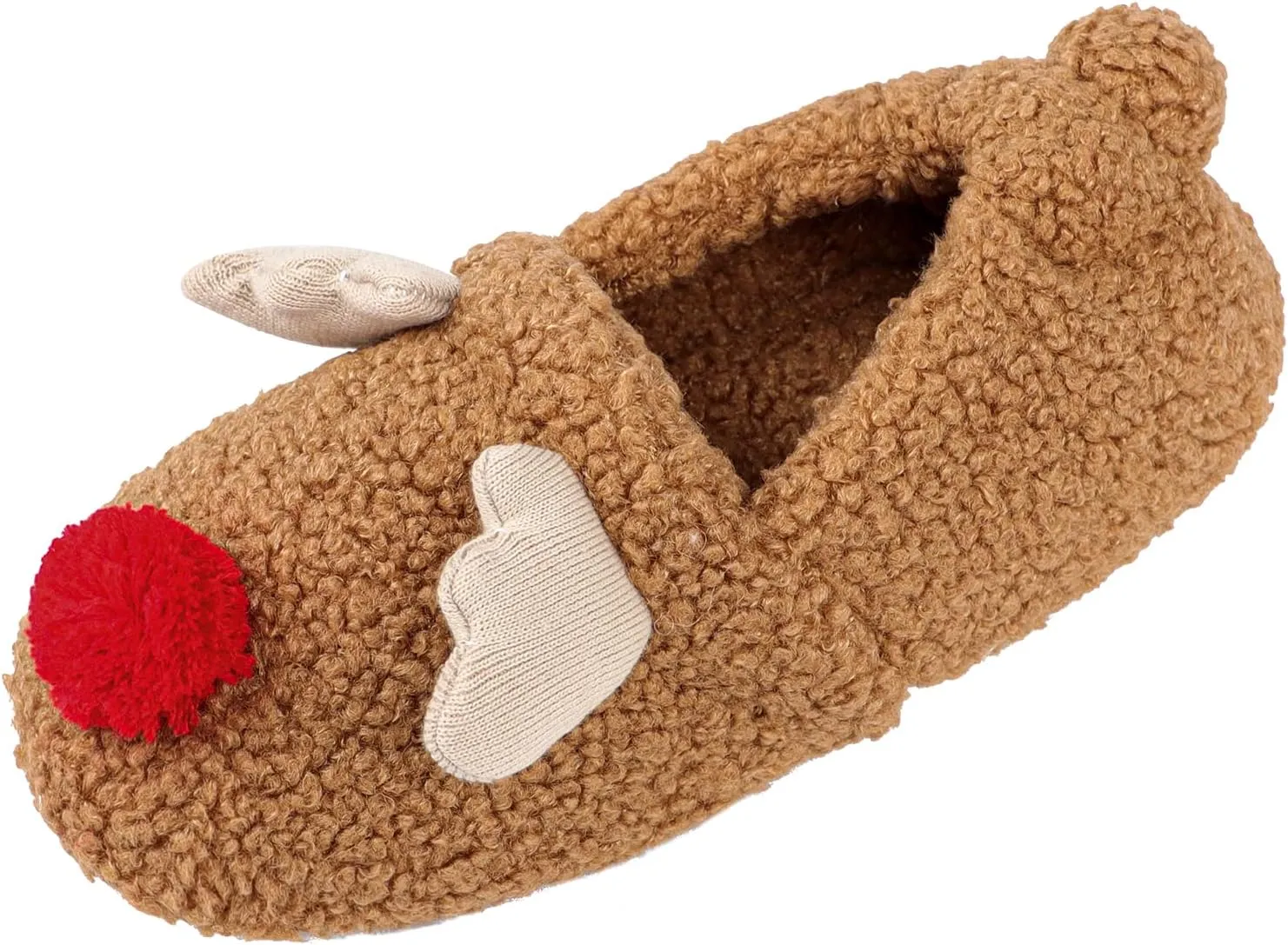 Greenery-GRE Womens Cartoon Indoor Warm Fleece Slippers Winter Soft Cozy Home Booties Non-Slip Plush Slip-on Shoes Ankle Boots