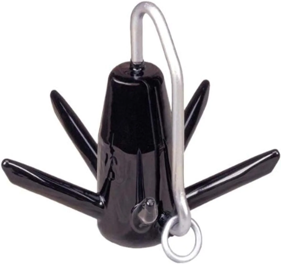 Greenfield - Original Richter Anchor, High Performance Coated Spike Boat Anchor for All Conditions- Sand, Mud, Rocks, Rivers, and Lakes. Multiple