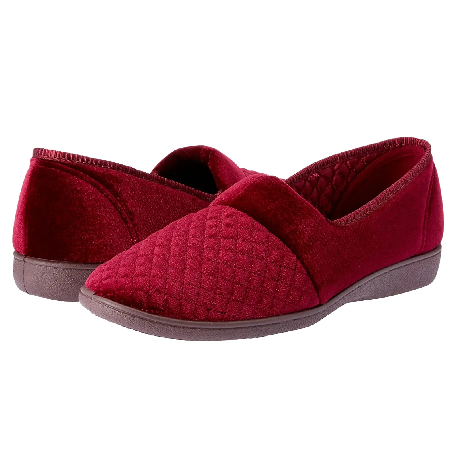 Grosby Marcy 2 Womens Slippers Slip On Indoor Outdoor Quilted Moccasins Shoes