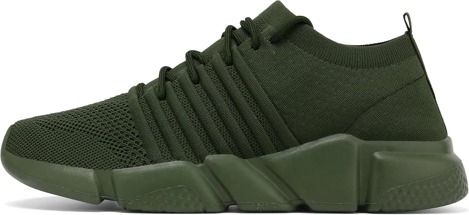 GSLMOLN Mens Womens Fashion Sneakers Unisex Slip on Ultra-Sock Knit Soft Sole Breathable Lightweight Casual Walking Shoes