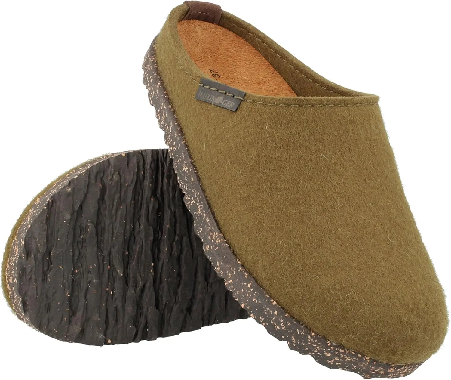 HAFLINGER Manhattan Felt Clog Wool Slipper Unisex