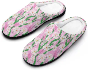 Halloween House Slippers For Woman Ladies Memory Foam Bedroom Slippers Indoor Outdoor Slip-On Shoes Soft Fall Slippers