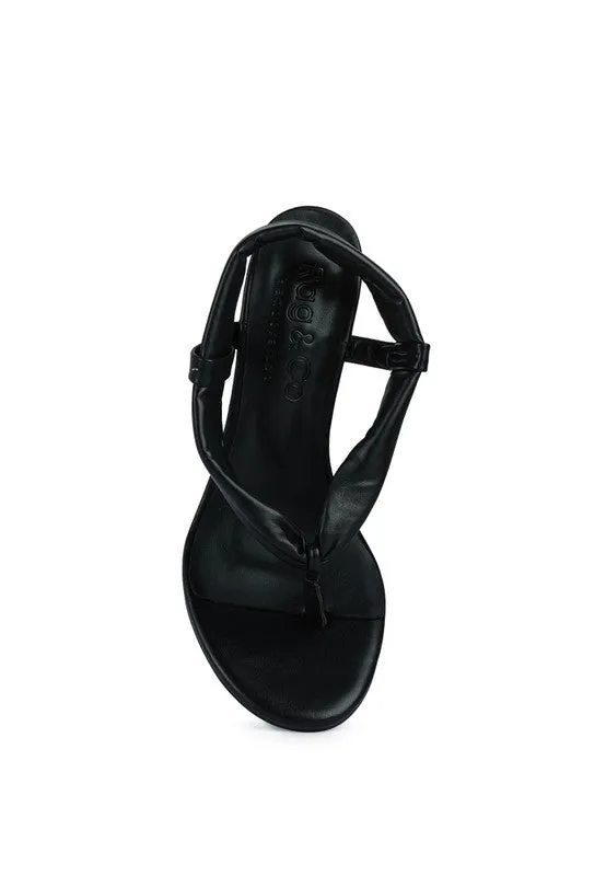 Halo High Heeled Thong Sandals