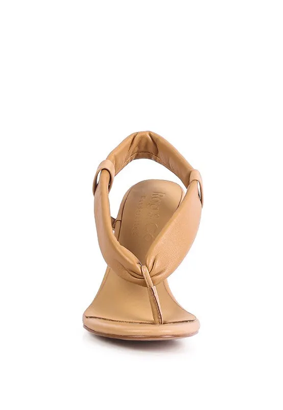 Halo High Heeled Thong Sandals
