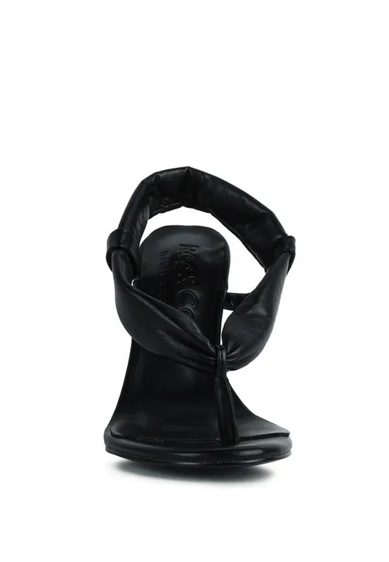 Halo High Heeled Thong Sandals