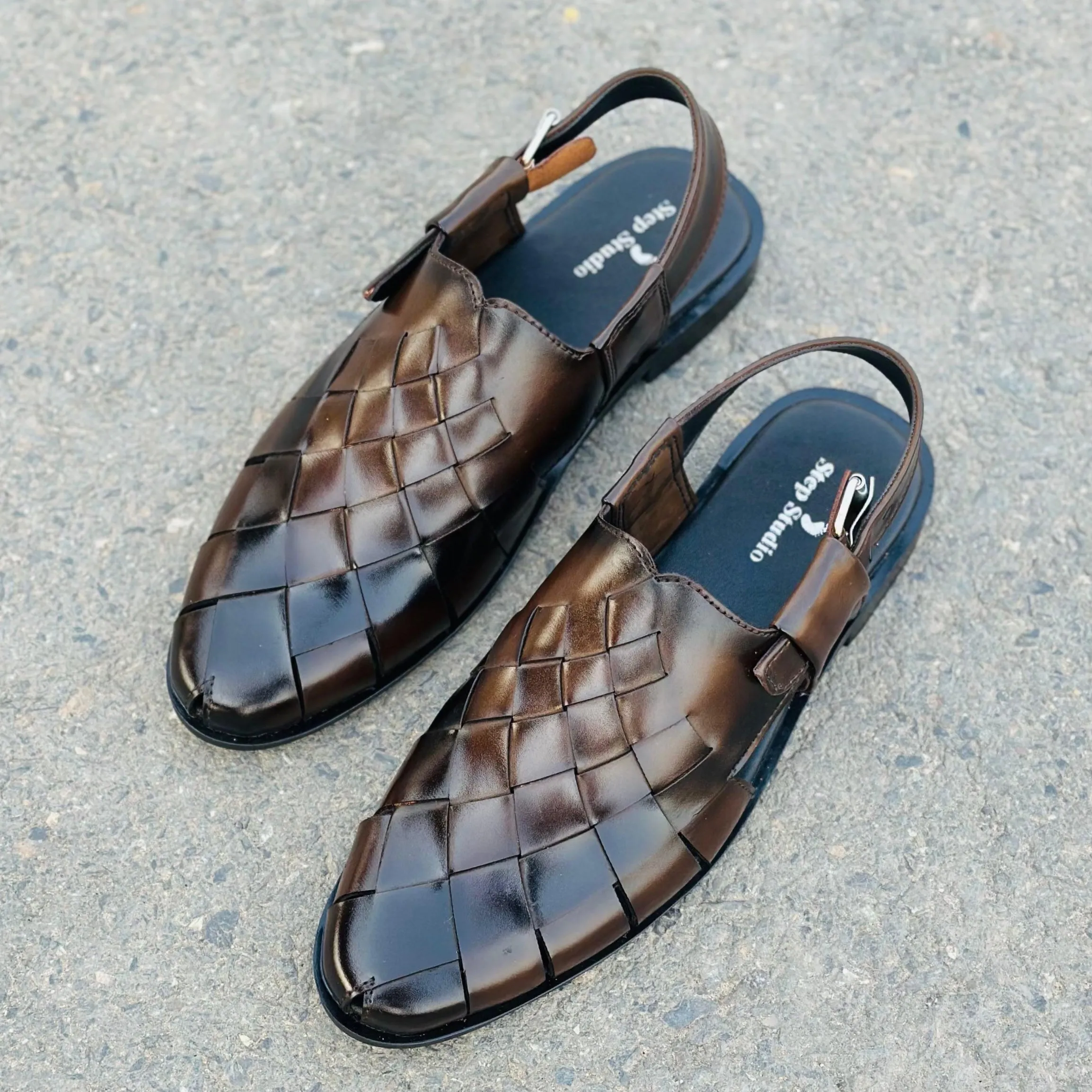 Hand Stitched Sliono Brown SS-2618