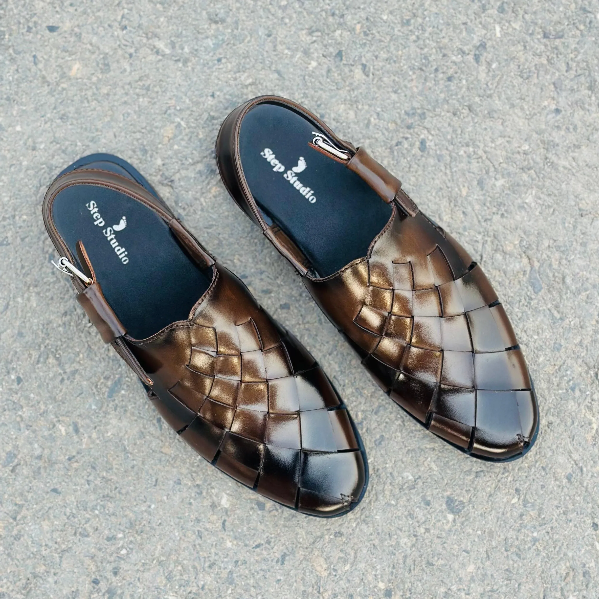 Hand Stitched Sliono Brown SS-2618