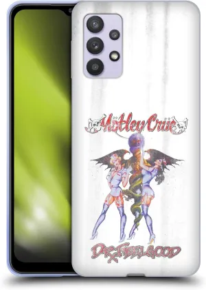 Head Case Designs Officially Licensed Motley Crue Dr. Feelgood Vintage Key Art Soft Gel Case Compatible with Galaxy A32 5G / M32 5G (2021)