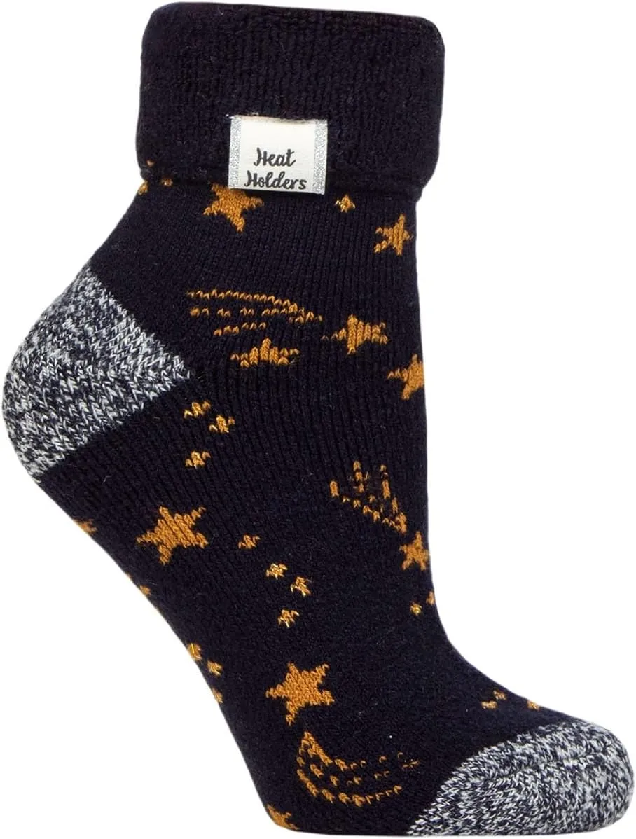 HEAT HOLDERS Womens Lounge Cosy Socks Thermal Comfy Winter Bed Slipper Socks