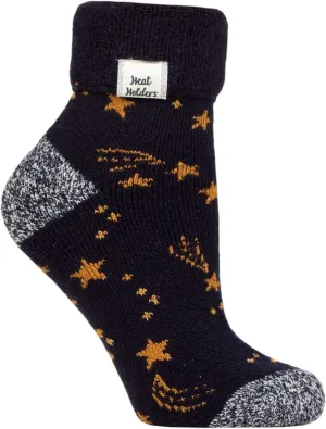 HEAT HOLDERS Womens Lounge Cosy Socks Thermal Comfy Winter Bed Slipper Socks