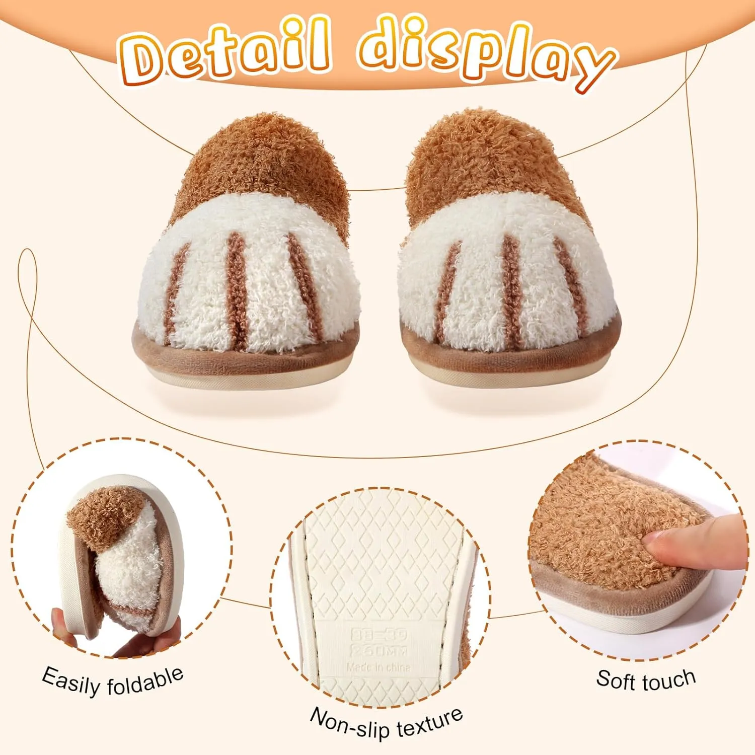 Hicarer 4 Pair of Womens Cat Claw Slippers Fuzzy Paw Socks Set Warm Cute Animal Socks Slipper Christmas Winter Gift