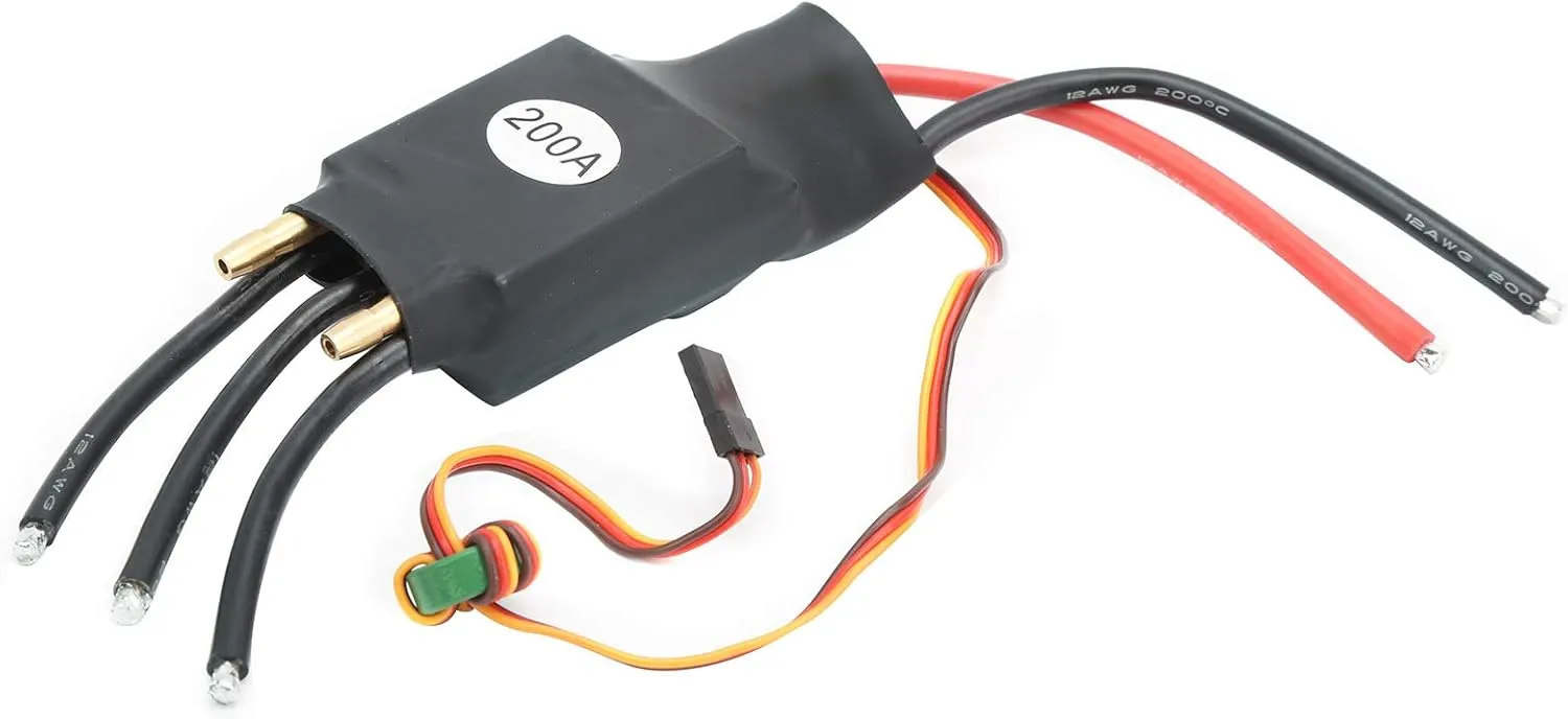 High Performance 200A ESC Brushless Water Cooling ESC Electric Speed Controller for RC Boat Ship
