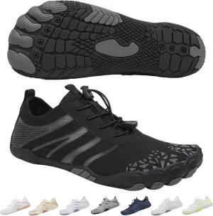 Hike Barefoot Shoes for Women Men, Breathable Non-Slip Athletic Footwear, Wide Toe Water Shoes for Hiking, Non-Slip Neuropathy Shoes for Women Men, Grounded Comfort wear