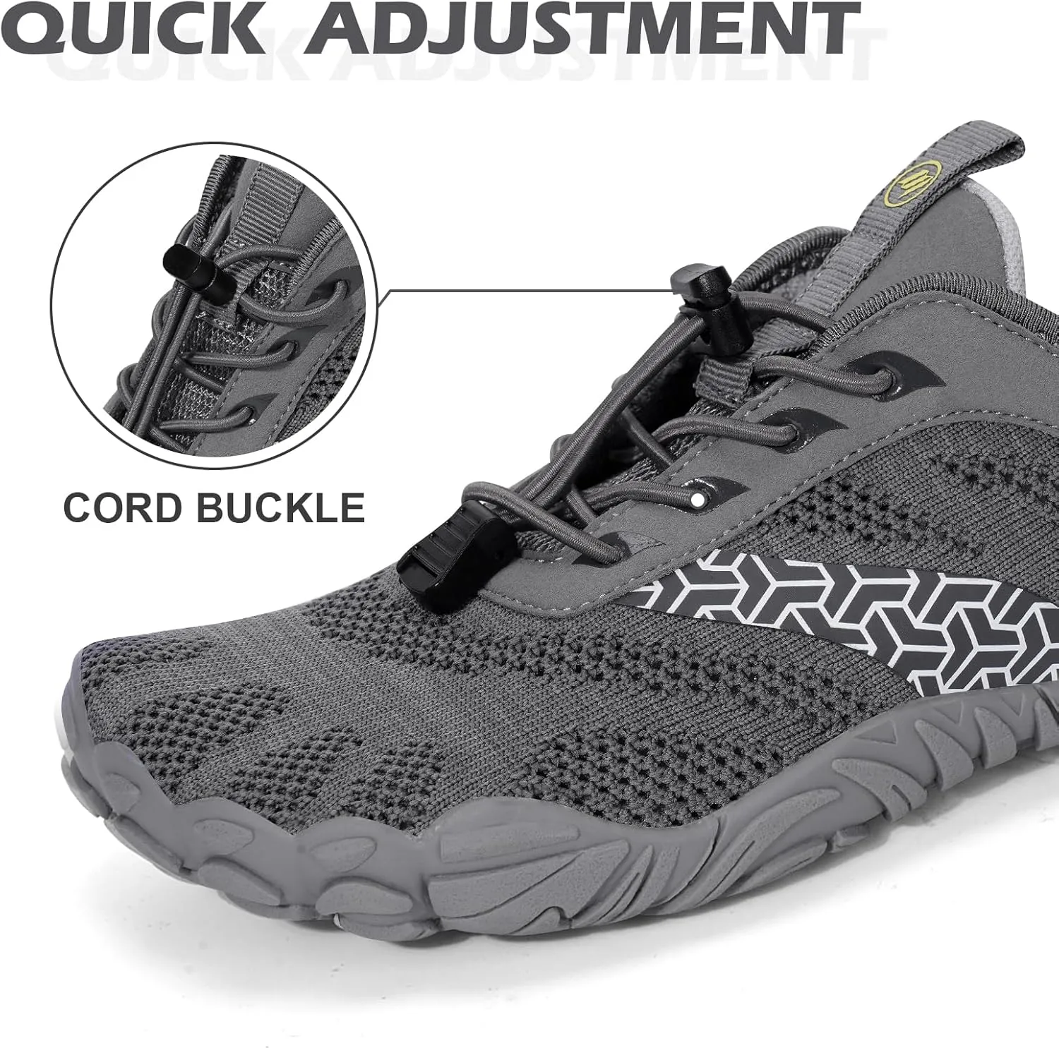 Hike Barefoot Shoes Women Men with Wide Toe Box Footwear Healthy Non-Slip Hike Beach Pool Aqua Swim Surf Hiking Running Athletic Water Shoe