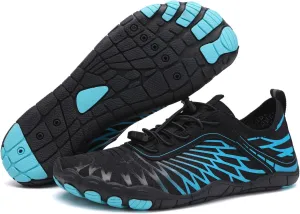 Hike Barefoot Trail Running Shoes - Wide Toe Box Minimalist Athletic Shoes for Women & Men Breathable Quick-Dry Non-Slip Hiking Footwear