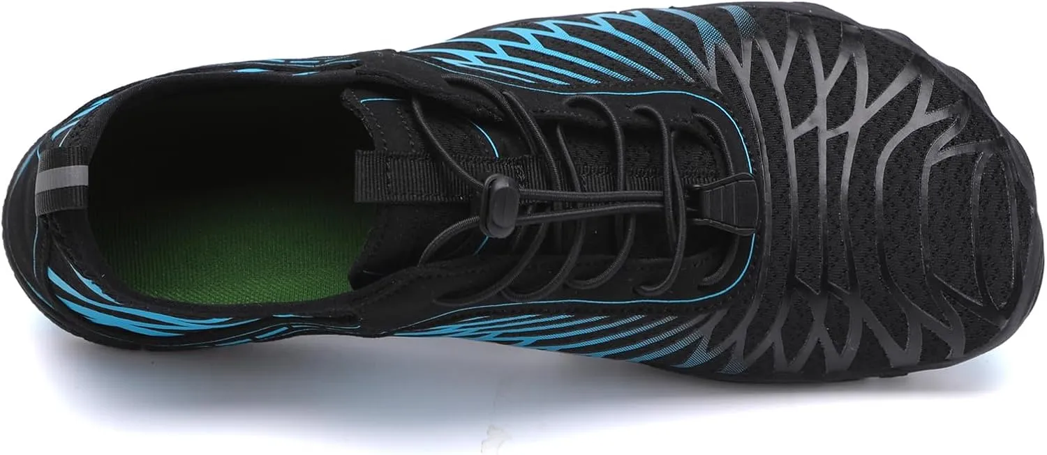 Hike Barefoot Trail Running Shoes - Wide Toe Box Minimalist Athletic Shoes for Women & Men Breathable Quick-Dry Non-Slip Hiking Footwear