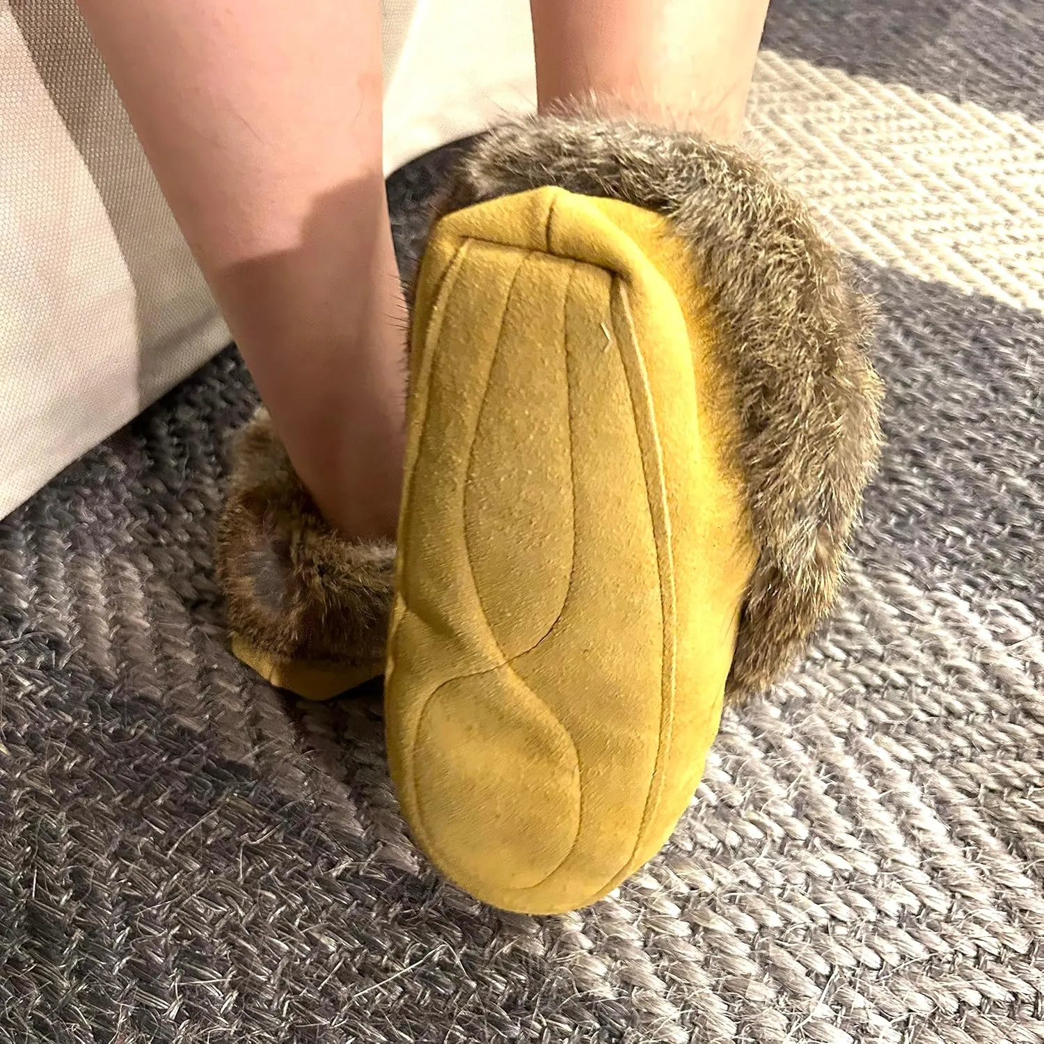 Hohokam Indigenous designed Native Canada Women's Association house shoes slippers