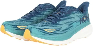Hoka Men's Clifton 9 Sneaker, Midnight/Oceanic, 9.5