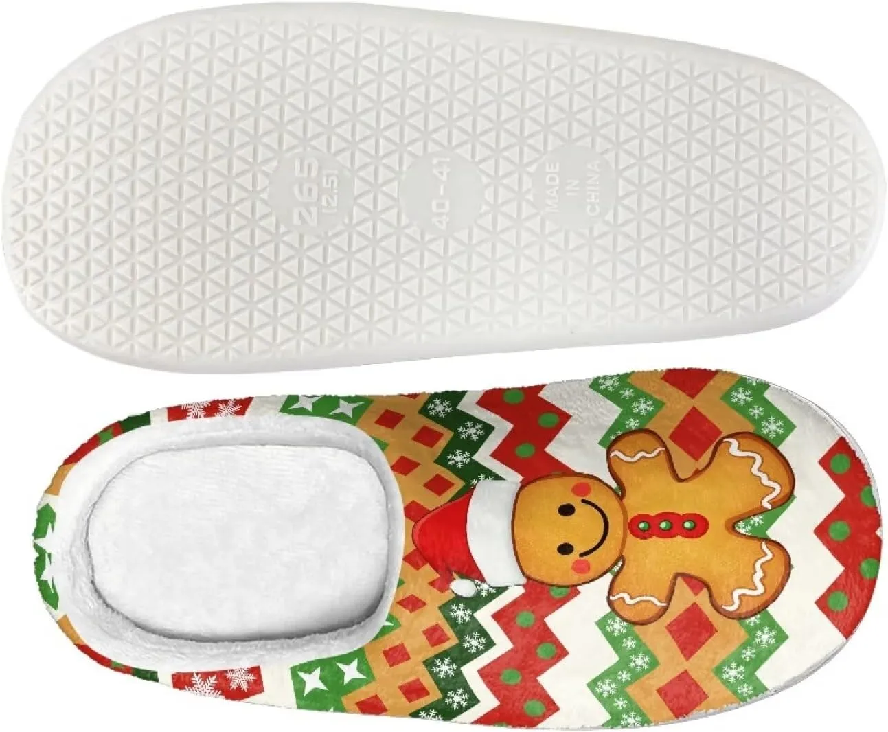 Holiday Thanksgiving Couple Slippers for Women & Men - Indoor Soft Warm Bedroom Slippers