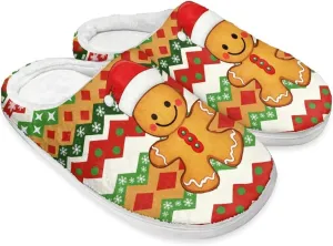 Holiday Thanksgiving Couple Slippers for Women & Men - Indoor Soft Warm Bedroom Slippers
