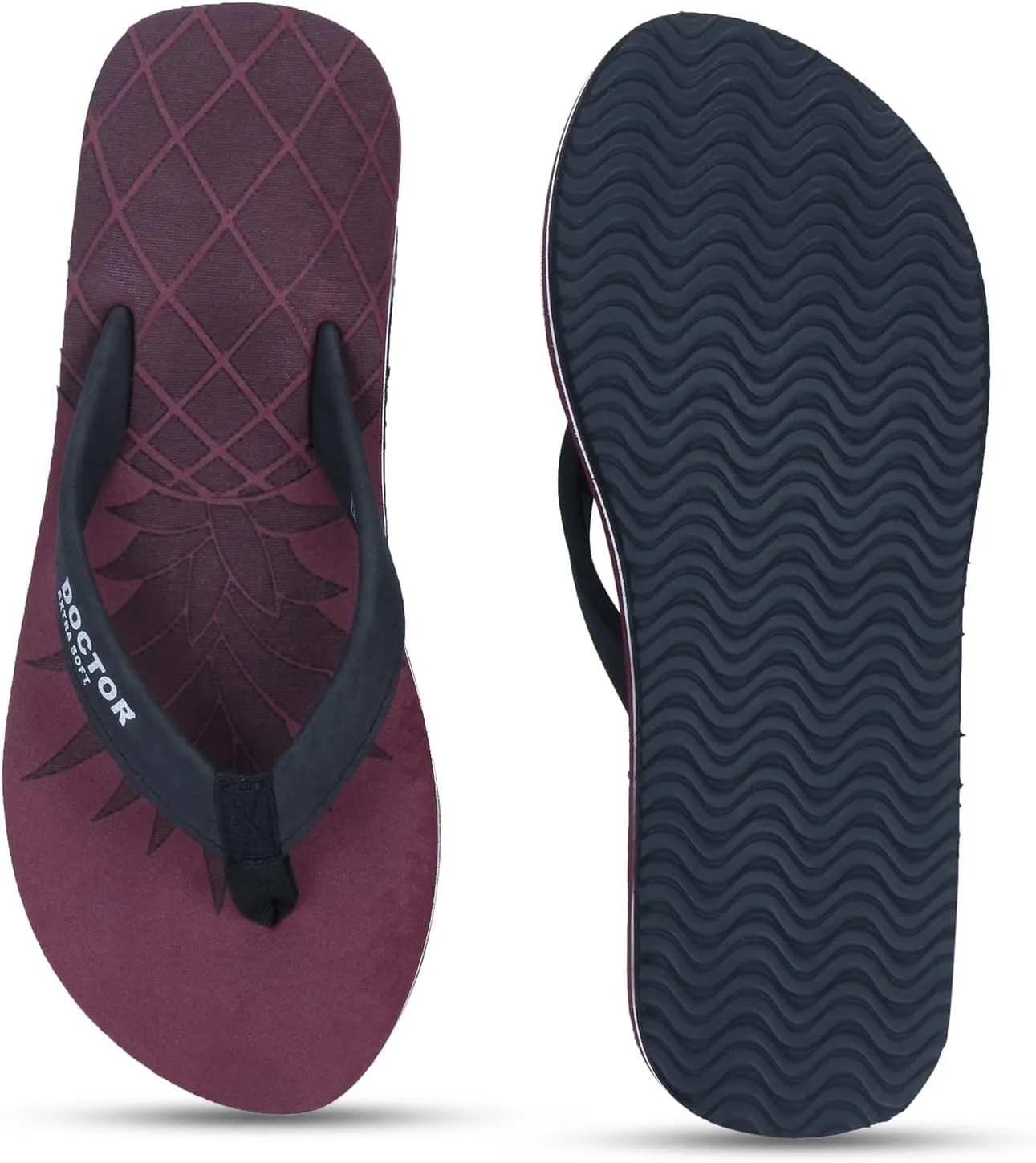 House Slipper for Women's | Orthopaedic & Diabetic | Indoor Outdoor Sliders Women | MCR chappals | Memory Foam Cushion| Fashionable Slippers for Girls & Ladies Daily Use D-05