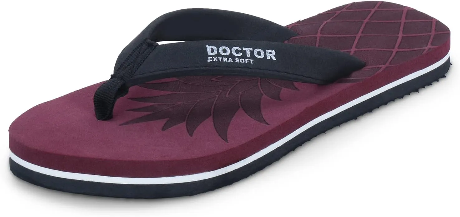 House Slipper for Women's | Orthopaedic & Diabetic | Indoor Outdoor Sliders Women | MCR chappals | Memory Foam Cushion| Fashionable Slippers for Girls & Ladies Daily Use D-05